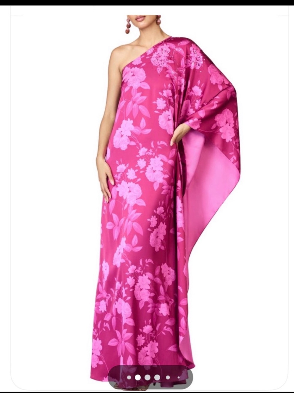 Sachin & Babi EMBELLISHED DEMI GOWN - RHODOLITE ROSES